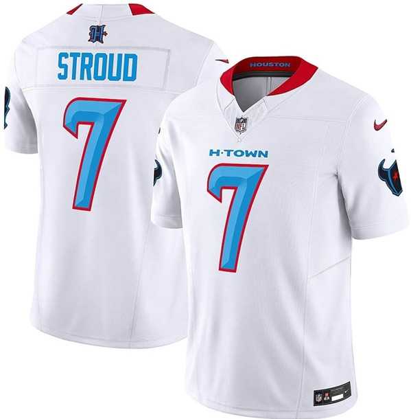 Men & Women & Youth Houston Texans #7 C.J. Stroud White 2024 F.U.S.E. Limited Stitched Jersey